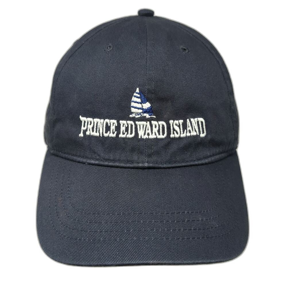 KNP Baseball Cap Gray One Size Prince Edward Island Sailboat Strapback Hat